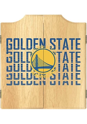Golden State Warriors City Logo Dart Board Cabinet