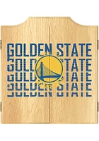 Golden State Warriors City Logo Dart Board Cabinet