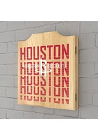 Houston Rockets City Logo Dart Board Cabinet