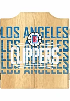 Los Angeles Clippers City Logo Dart Board Cabinet