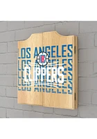 Los Angeles Clippers City Logo Dart Board Cabinet