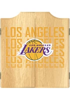 Los Angeles Lakers City Logo Dart Board Cabinet