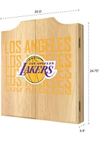 Los Angeles Lakers City Logo Dart Board Cabinet