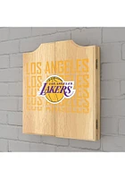 Los Angeles Lakers City Logo Dart Board Cabinet