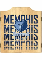 Memphis Grizzlies City Logo Dart Board Cabinet