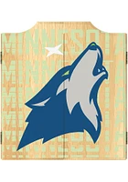 Minnesota Timberwolves City Logo Dart Board Cabinet