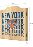 New York Knicks City Logo Dart Board Cabinet