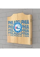 Philadelphia 76ers City Logo Dart Board Cabinet