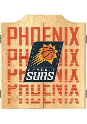 Phoenix Suns City Logo Dart Board Cabinet