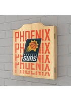 Phoenix Suns City Logo Dart Board Cabinet