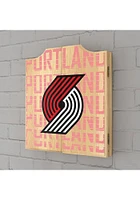 Portland Trail Blazers City Logo Dart Board Cabinet