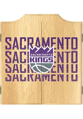Sacramento Kings City Logo Dart Board Cabinet
