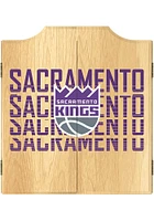 Sacramento Kings City Logo Dart Board Cabinet