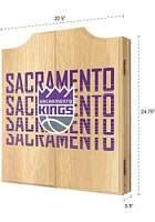 Sacramento Kings City Logo Dart Board Cabinet