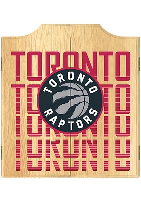 Toronto Raptors City Logo Dart Board Cabinet