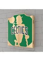 Boston Celtics Fade Logo Dart Board Cabinet