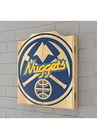 Denver Nuggets Fade Logo Dart Board Cabinet