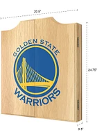 Golden State Warriors Fade Logo Dart Board Cabinet