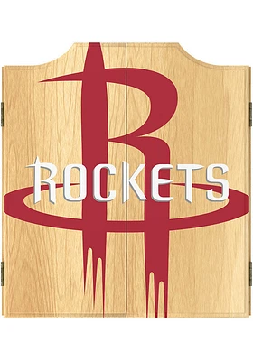 Houston Rockets Fade Logo Dart Board Cabinet