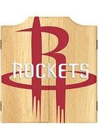 Houston Rockets Fade Logo Dart Board Cabinet