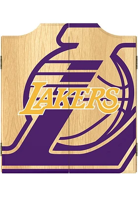 Los Angeles Lakers Logo Dart Board Cabinet