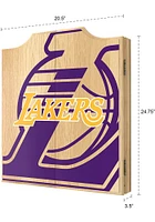 Los Angeles Lakers Logo Dart Board Cabinet