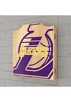 Los Angeles Lakers Logo Dart Board Cabinet