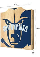 Memphis Grizzlies Logo Dart Board Cabinet