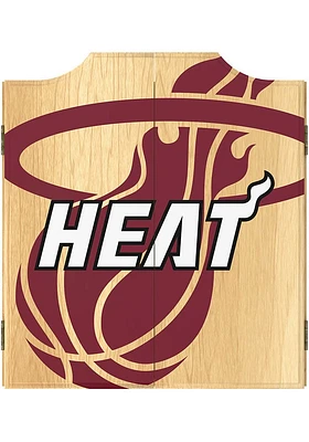 Miami Heat Logo Dart Board Cabinet