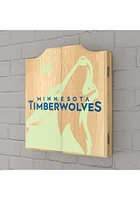 Minnesota Timberwolves Fade Logo Dart Board Cabinet