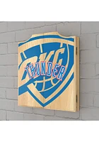 Oklahoma City Thunder Fade Logo Dart Board Cabinet