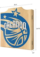 Orlando Magic Fade Logo Dart Board Cabinet