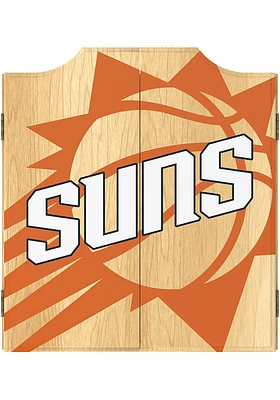 Phoenix Suns Fade Logo Dart Board Cabinet