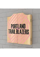 Portland Trail Blazers Fade Logo Dart Board Cabinet