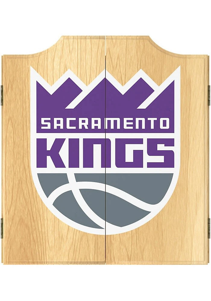 Sacramento Kings Fade Logo Dart Board Cabinet