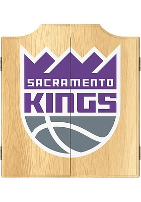 Sacramento Kings Fade Logo Dart Board Cabinet