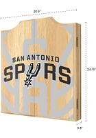 San Antonio Spurs Fade Logo Dart Board Cabinet