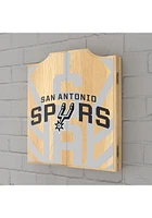 San Antonio Spurs Fade Logo Dart Board Cabinet