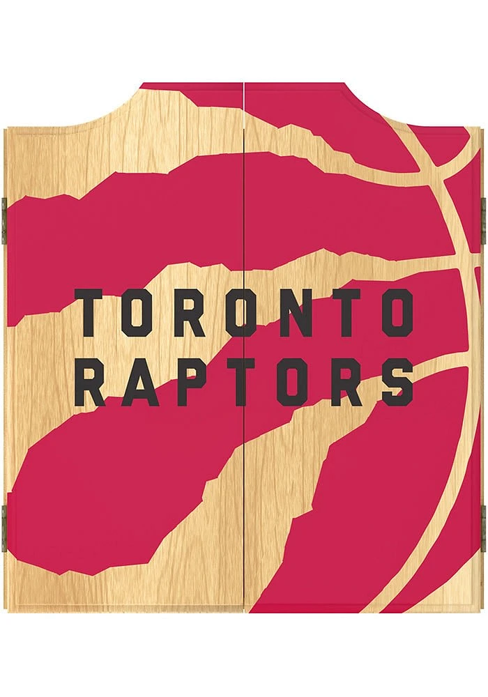 Toronto Raptors Fade Logo Dart Board Cabinet