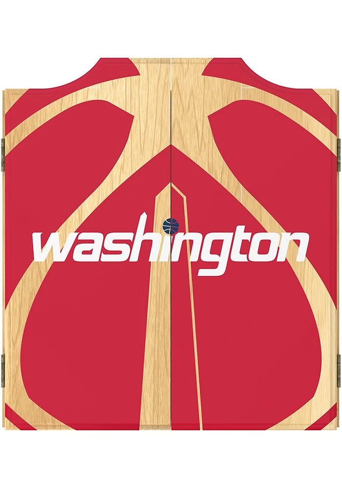 Washington Wizards Fade Logo Dart Board Cabinet