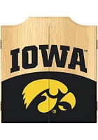 Iowa Hawkeyes Full Print Logo Dart Board Cabinet