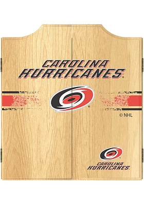 Carolina Hurricanes Logo Dart Board Cabinet