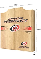 Carolina Hurricanes Logo Dart Board Cabinet