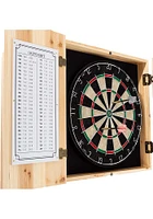 Chicago Blackhawks Logo Dart Board Cabinet