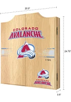 Colorado Avalanche Logo Dart Board Cabinet