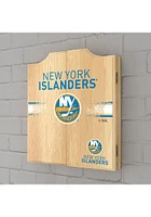 New York Islanders Logo Dart Board Cabinet