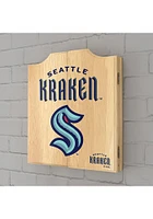 Seattle Kraken Logo Dart Board Cabinet
