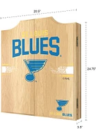 St Louis Blues Logo Dart Board Cabinet
