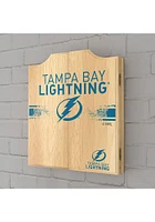 Tampa Bay Lightning Logo Dart Board Cabinet