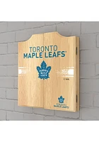 Toronto Maple Leafs Logo Dart Board Cabinet